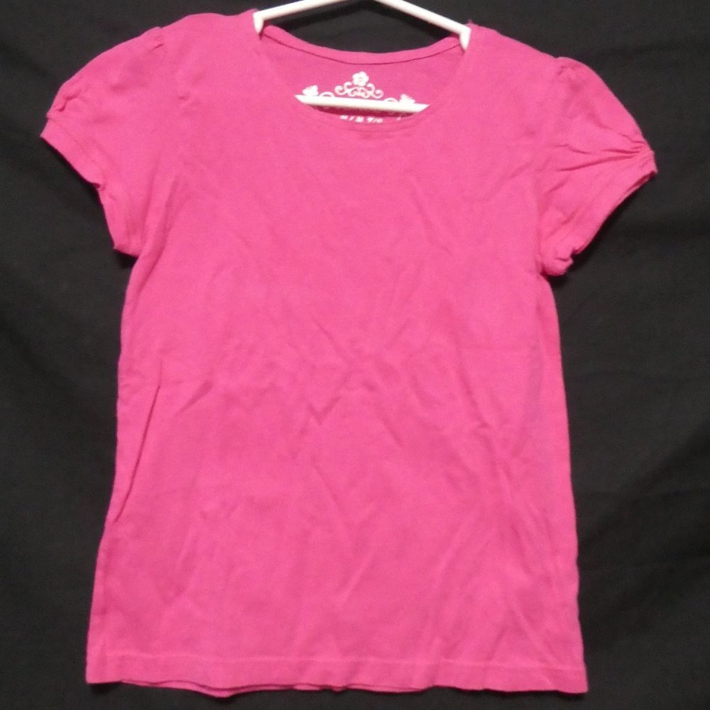 CHILDREN'S PLACE | medium 7-8 | Pink Short Sleeve Tee / T-Shirt | 100% Cotton